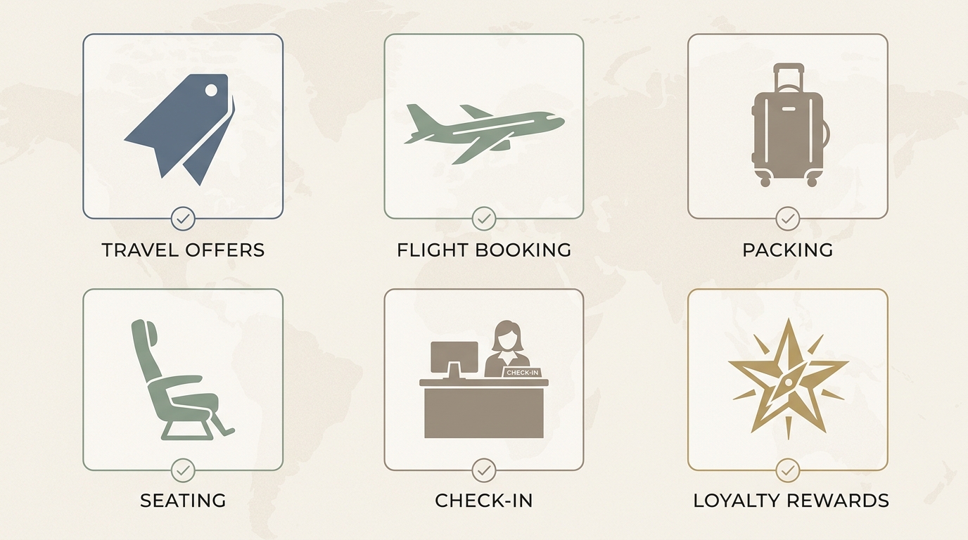 Checklist of important things to check before booking a codeshare flight